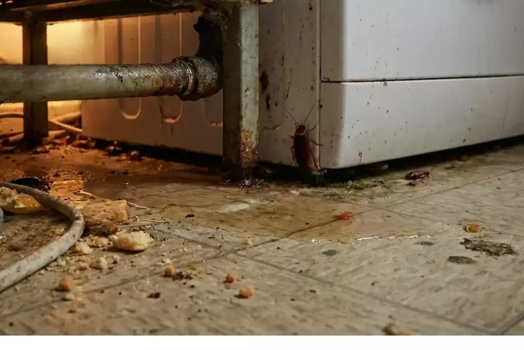 cafard infestation lave vaisselle
