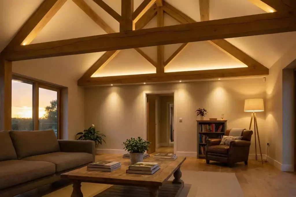 eclairage indirect poutre apparente