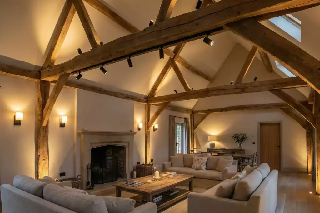 eclairage poutres apparentes