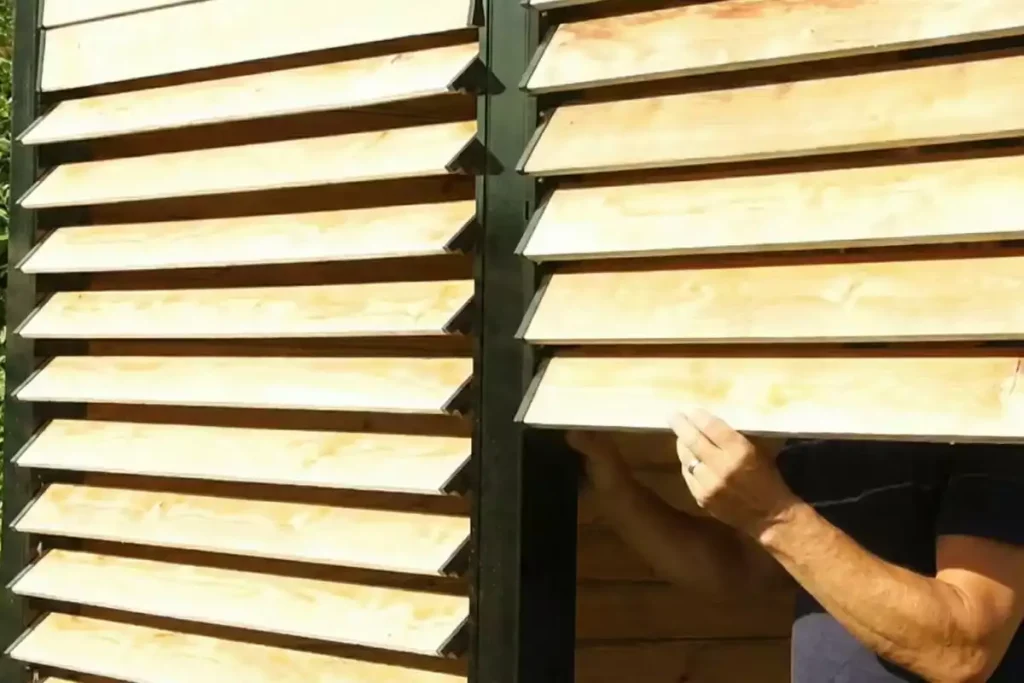 fabriquer lames orientables pergola