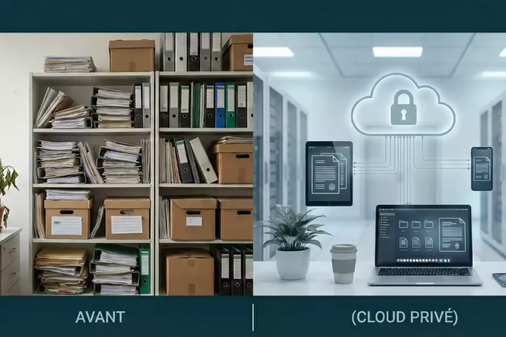 poubelle adaptee aux papiers administratifs