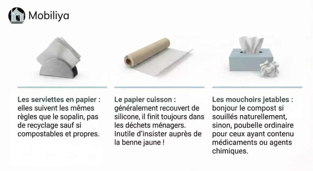 dans quelle poubelle mettre le sopalin