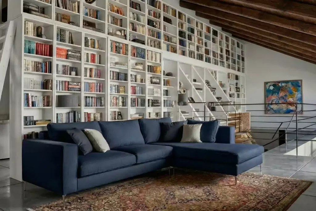 fabriquer bibliotheque sous comble