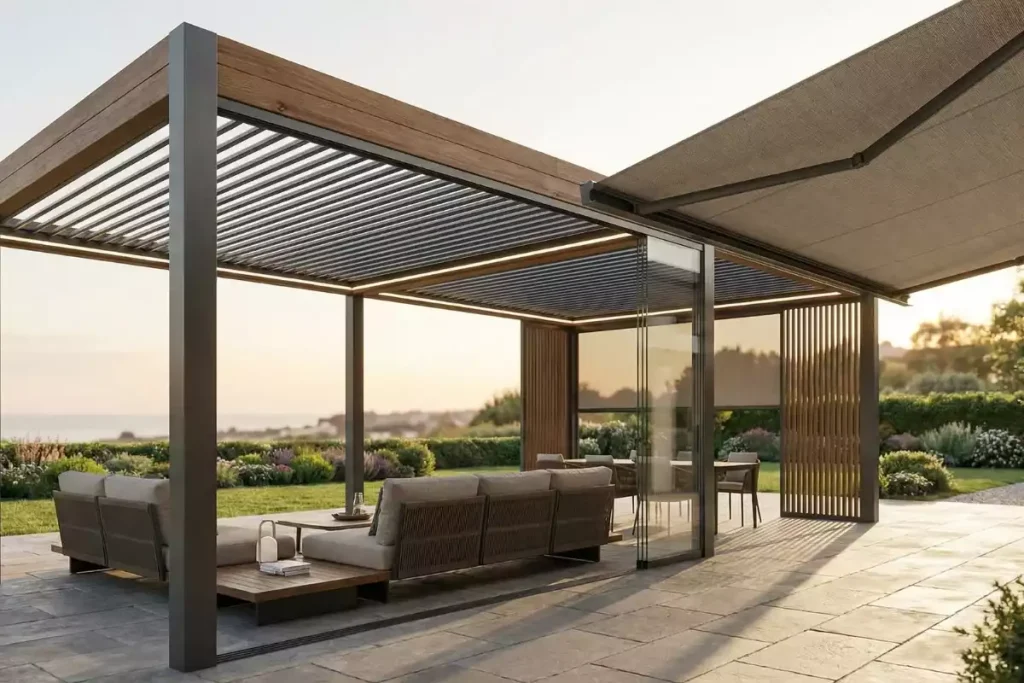pergola ou store banne difference
