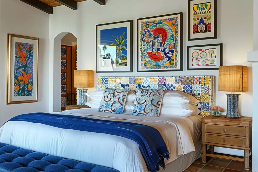 chambre avec poutres apparentes