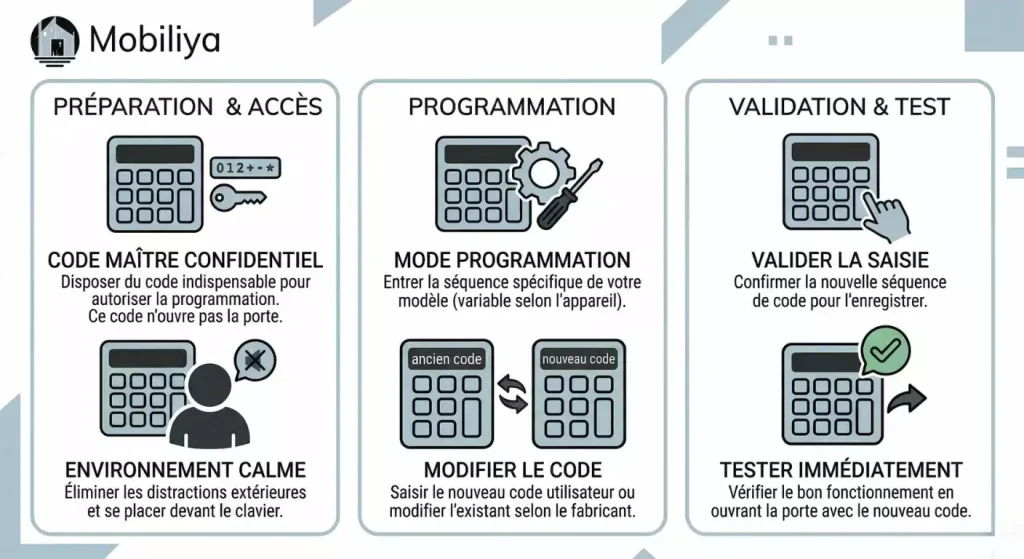 changer code digicode sewosy