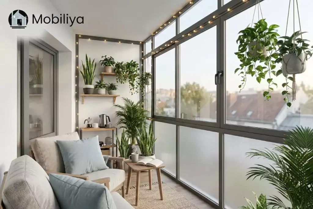 comment fermer un balcon avec panneaux coulissants