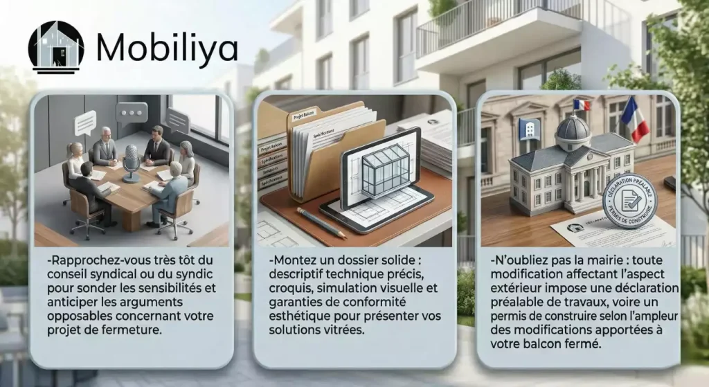 comment fermer un balcon pas cher