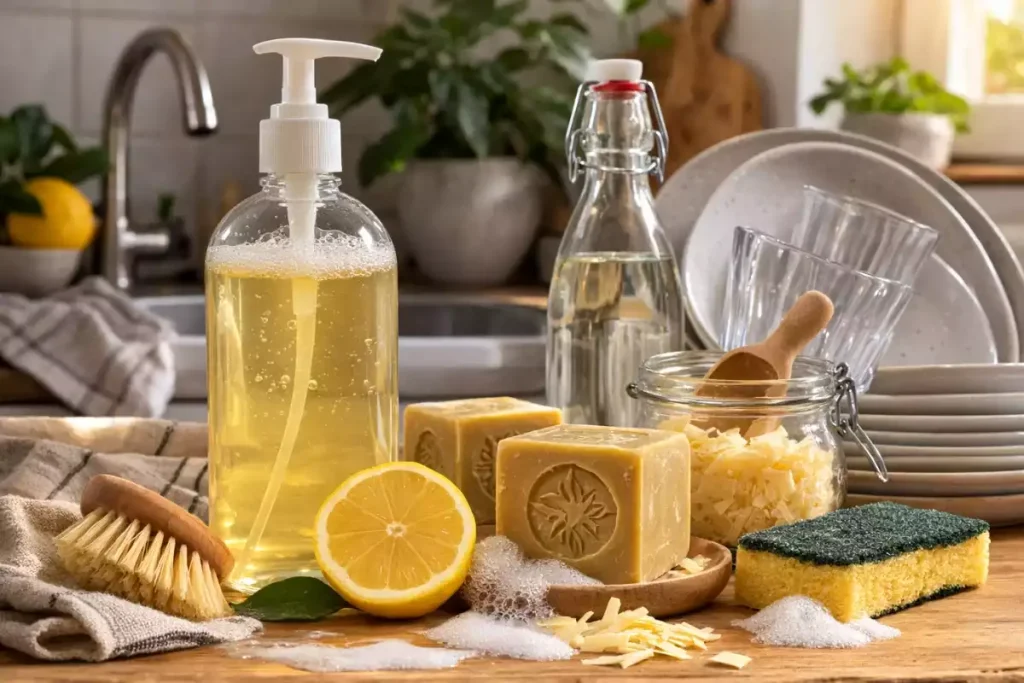 liquide vaisselle maison naturel savon de marseille