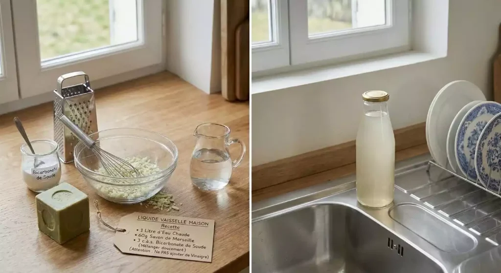 Liquide vaisselle maison au savon de Marseille : la recette