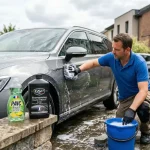 liquide vaisselle pour laver voiture