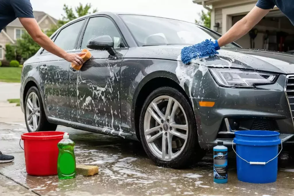 liquide vaisselle voiture lavage