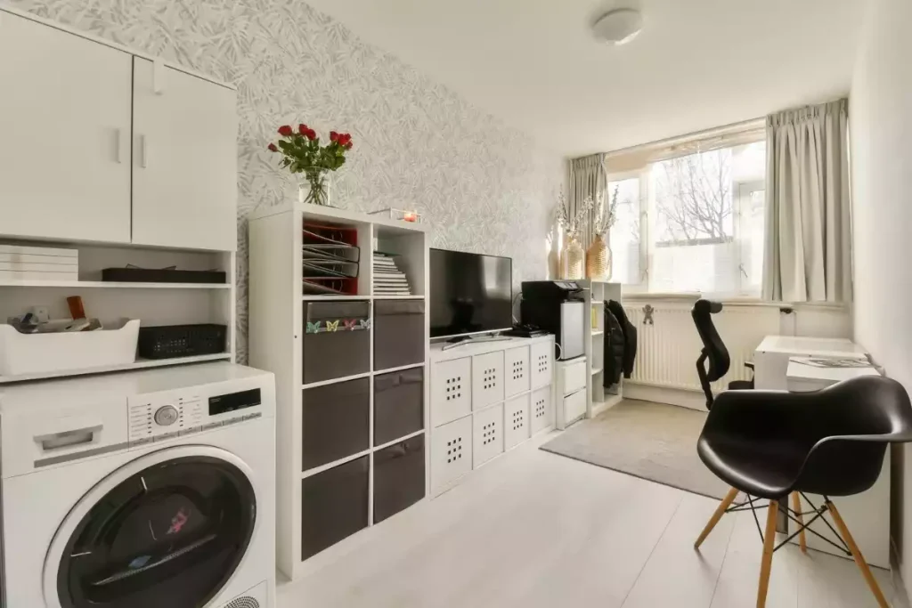 amenagement buanderie fonctionnelle moderne