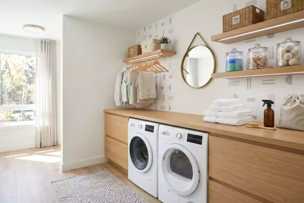 amenagement petite buanderie moderne
