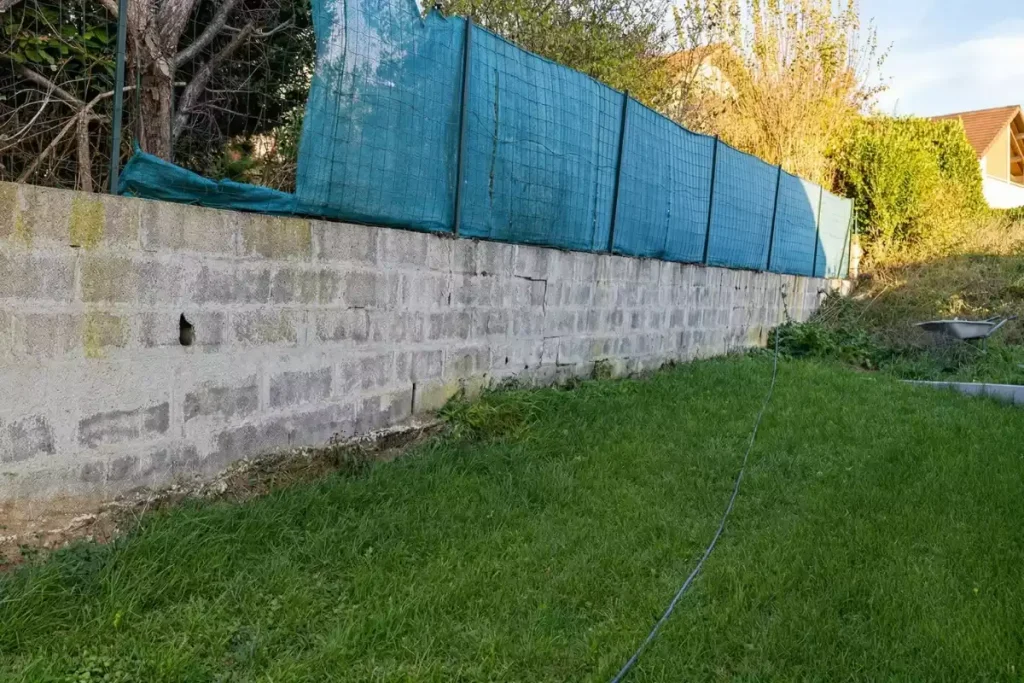 barbacane mur de soutènement