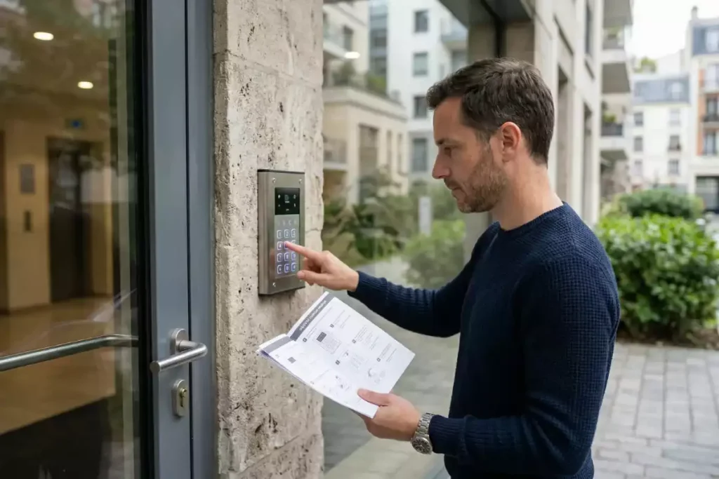changer code digicode cdvi