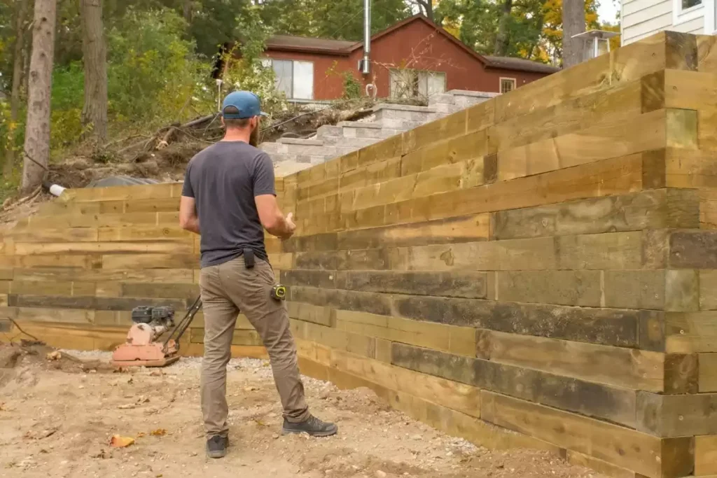 durée de vie mur de soutènement en bois