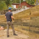 durée de vie mur de soutènement en bois