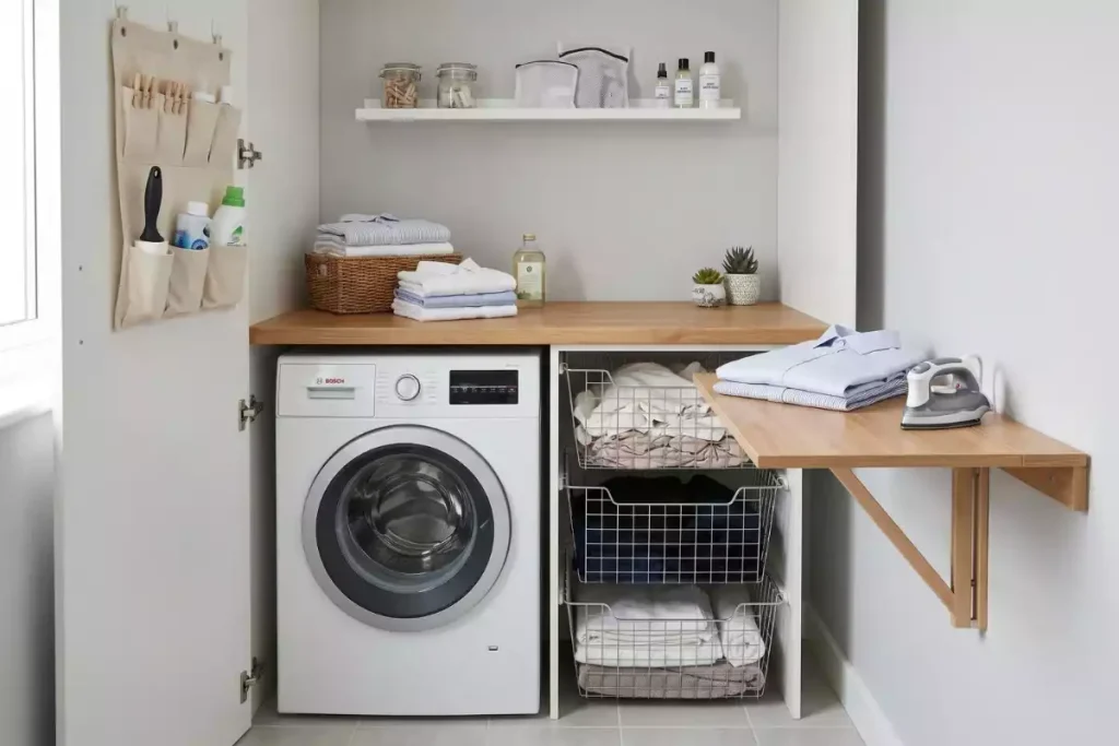 amenagement petite buanderie