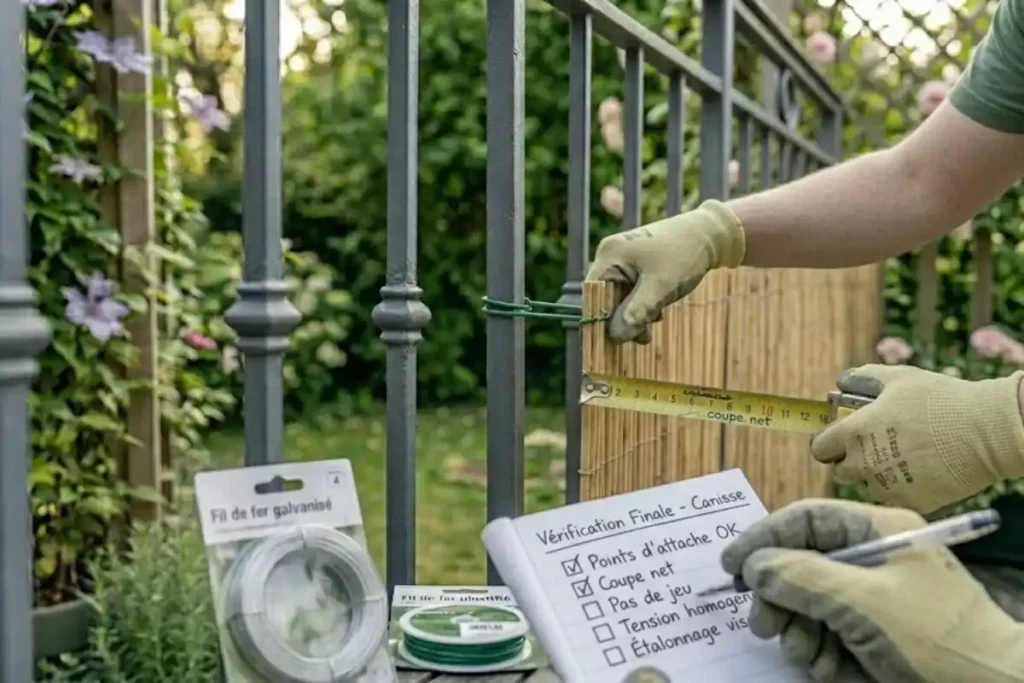 attacher canisse sur balcon