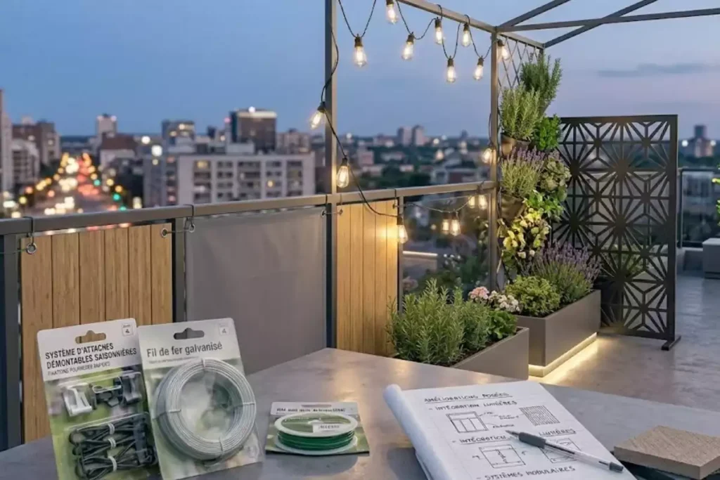 canisse balcon installation