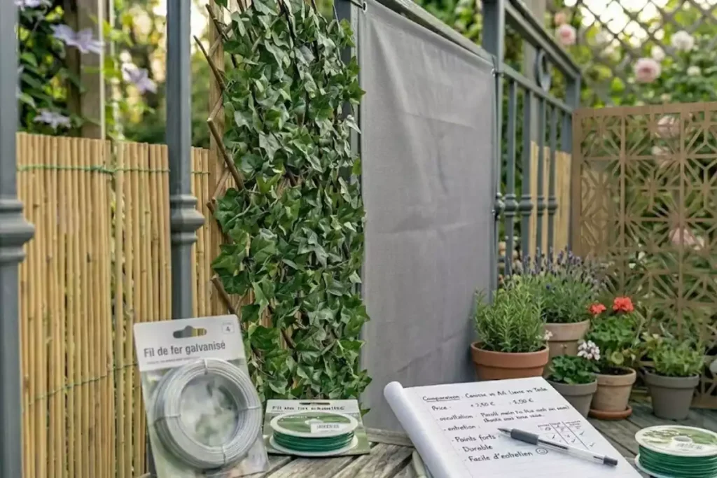 comment attacher canisse sur balcon