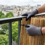 comment fixer une canisse sur un balcon