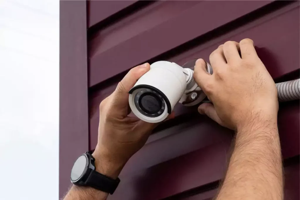 comment une caméra de surveillance avec fil installer