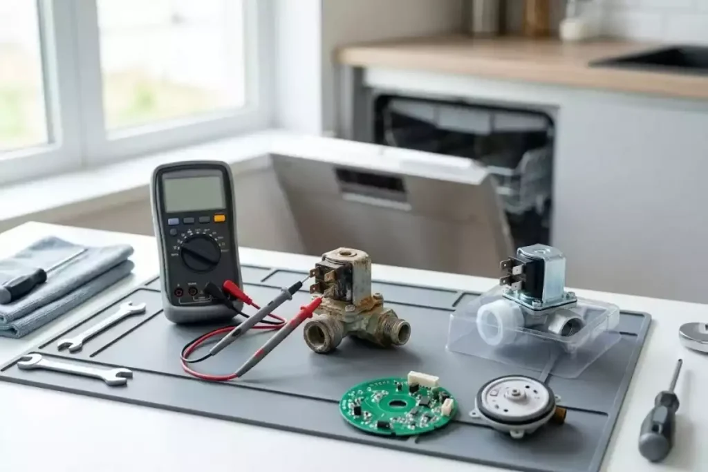 lave vaisselle electrovanne