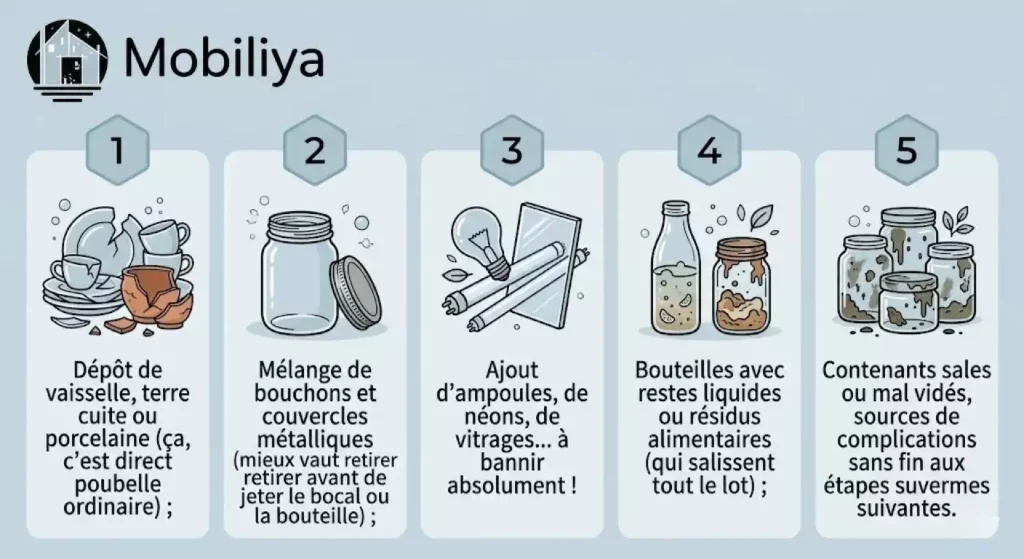 tri et recyclage du verre