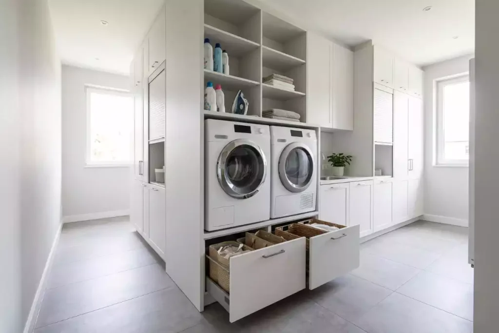 amenagement dune arriere cuisine buanderie