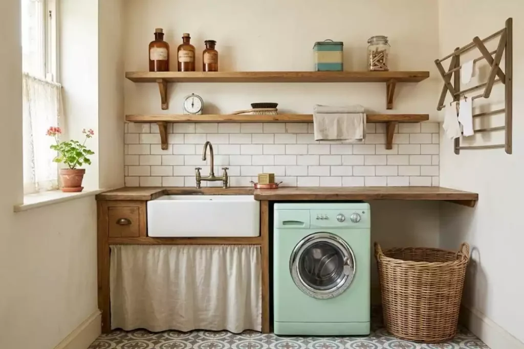 deco buanderie esprit vintage