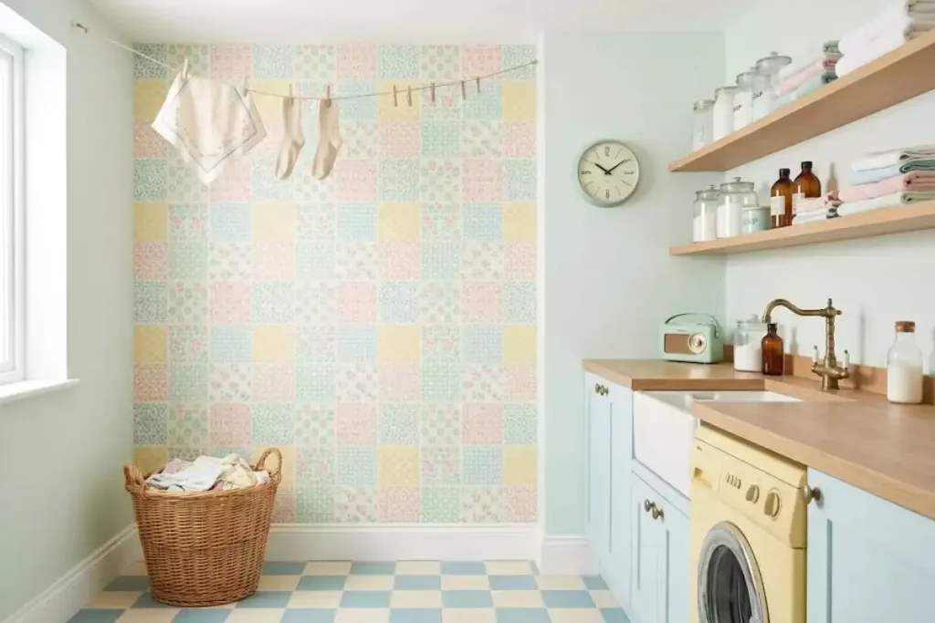deco style buanderie vintage