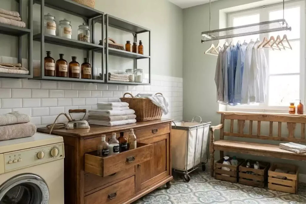 deco vintage pour buanderie