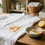 enlever tache de rouille ancienne sur tissu