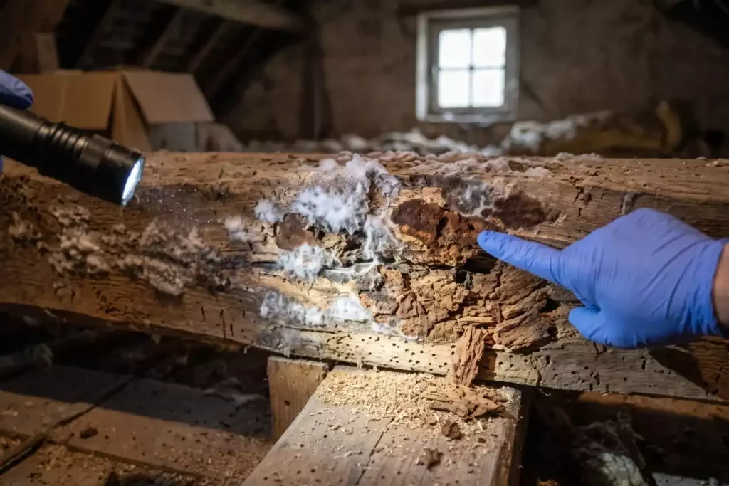 traitement contre les champignons du bois