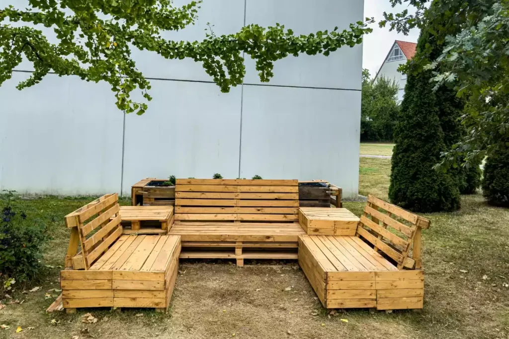 comment faire un salon de jardin en palette
