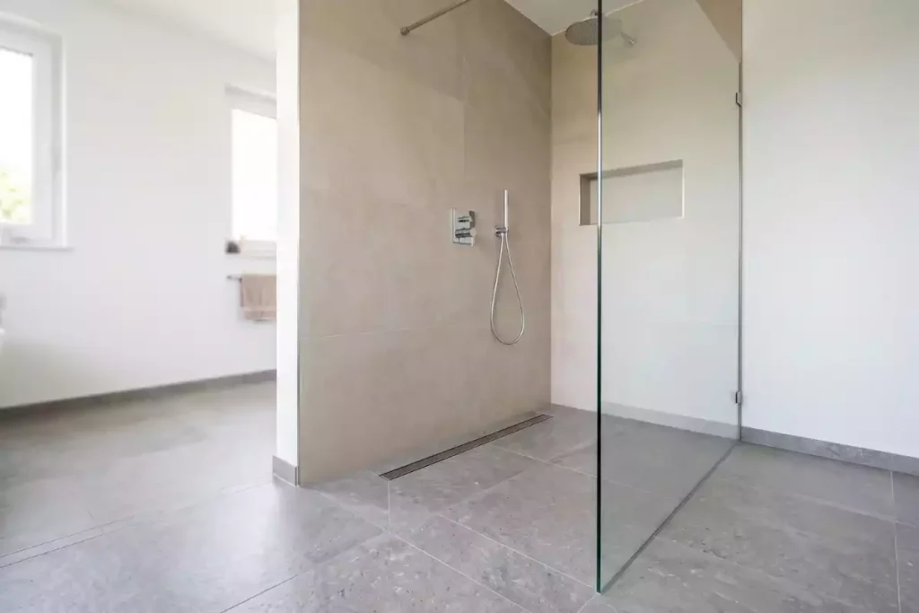 douche italienne carrelage