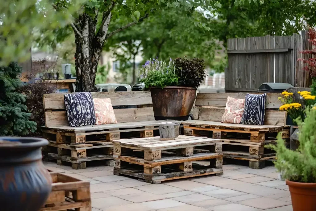 faire un salon de jardin en palette