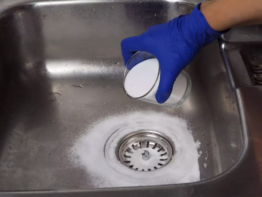 Enlever la rouille sur l'inox avec du bicarbonate
