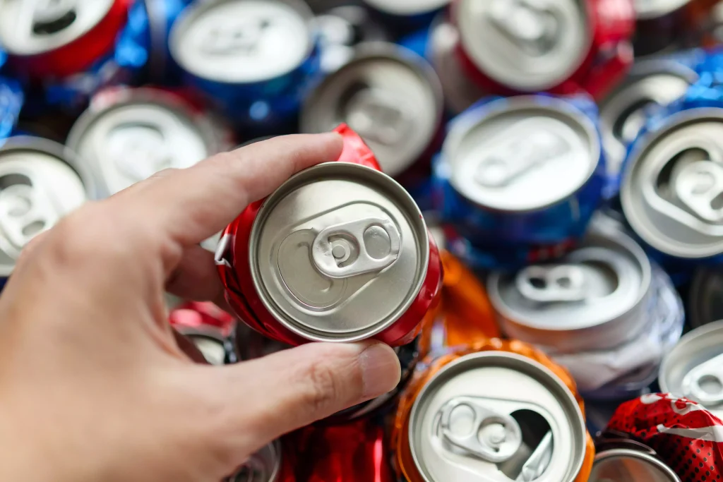 Recyclage des canettes en aluminium